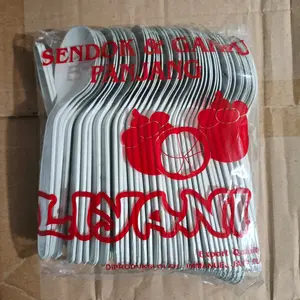 [100PCS] Sendok Makan Panjang / Sendok Makan Panjang LIYANI / Sendok Makan Plastik