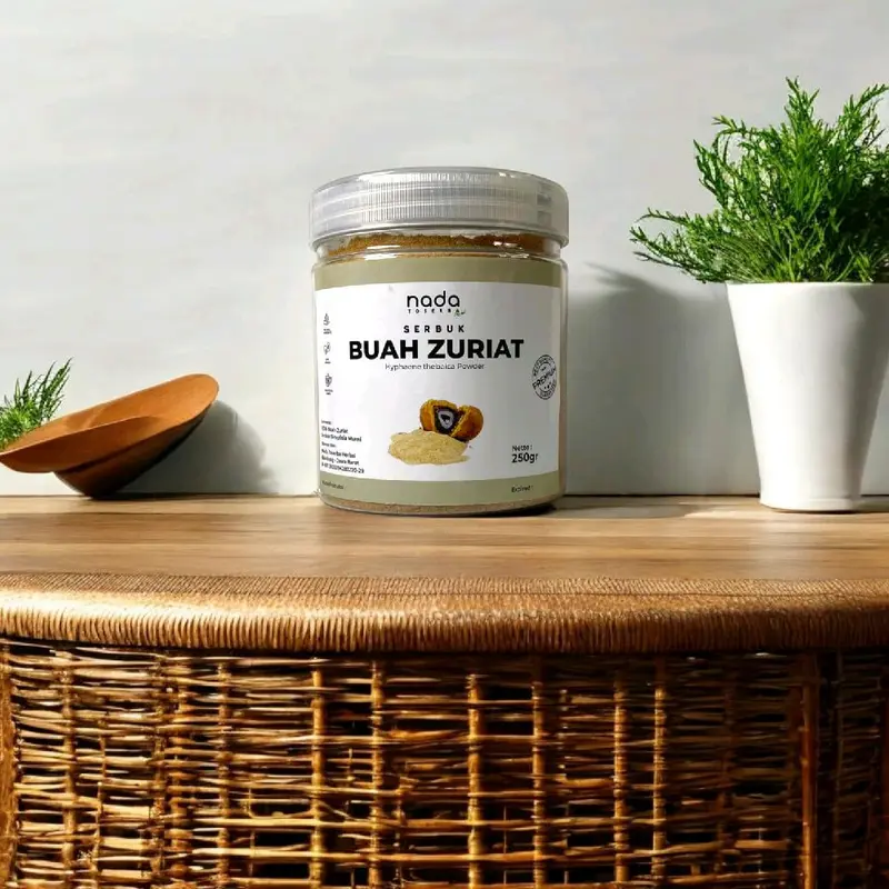 BUAH ZURIAT Bubuk Serbuk Premium Organik | Herbal Promil Program Hamil Dan Kesuburan | Hyphaene Thebaica Organic Powder | 50gr, 100gr, 250gr, 500gr & 1Kg 3