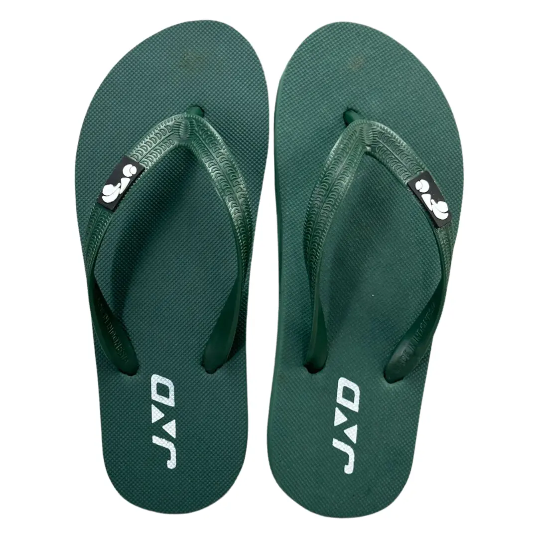 Sandal Jepit Casual Full Warna Army Anak-Dewasa Anti Slip JND - Bahan Rubber Karet Fashion Kaki Minimalis Sol Red Pria sendal cowok