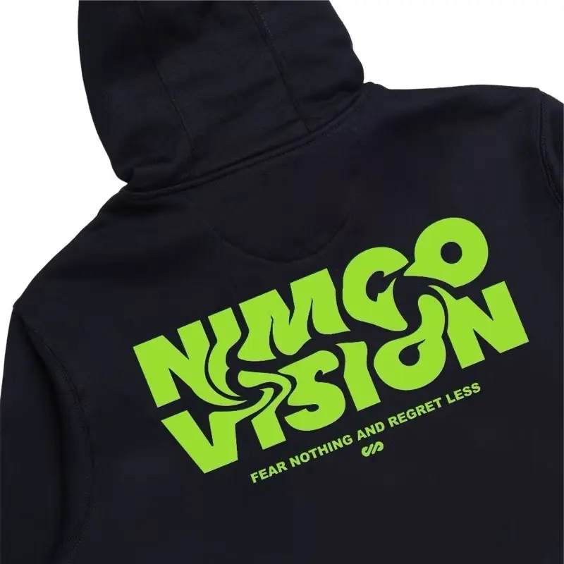 Hoodie Nimco Hitam HD007 Pria Wanita Sweater Unisex 2