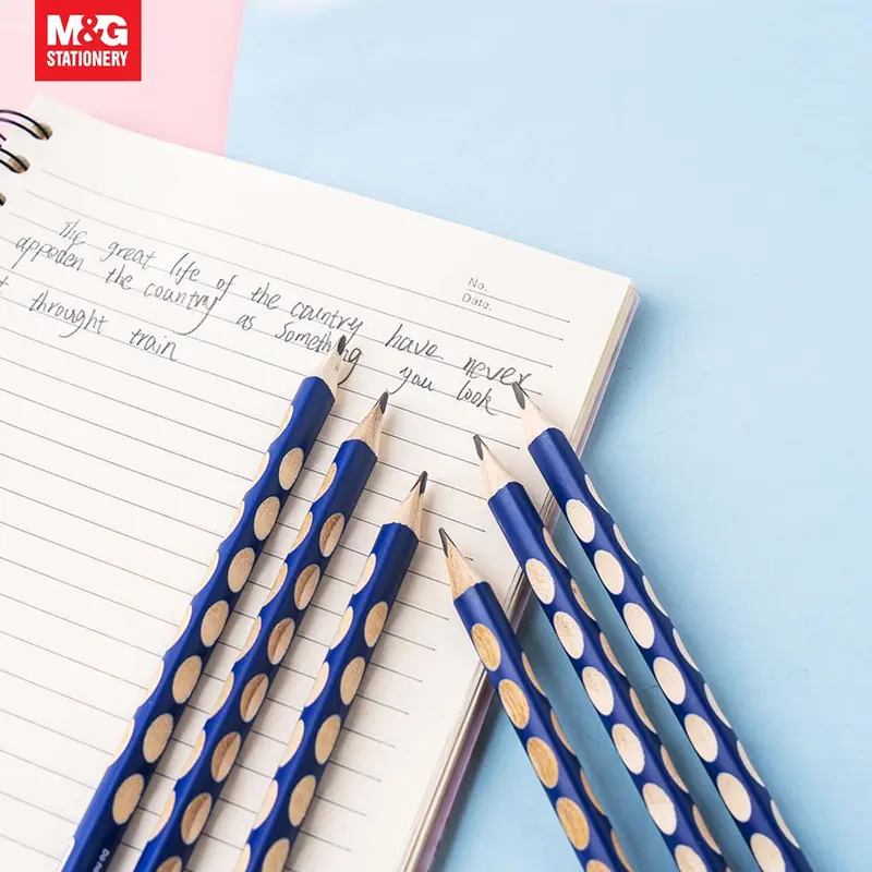 [Pensil 2B Jumbo] M&G jumbo grooved Pencil triangle Easy Start Ergonomic Hole Design 2B 7