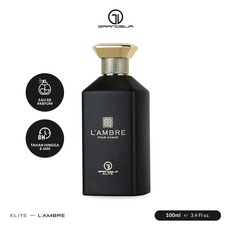 Grandeur Parfum - Elite L'AMBRE POUR HOMME EAU De Parfum 100ml 0