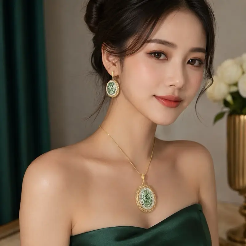 Set Perhiasan Tembaga SELMA YASMIN SAMIRA Premium