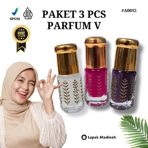 3 PCS All Varian Deodoran Kewanitaan V 3ml Putih Pink Ungu Asli Arab BEST SELLER