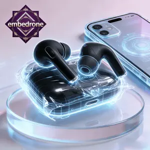 2026 embedrone NEW  TWS Z4 Earphone Nirkabel Gaming, Panggilan, Musik, Anti Air Dalam, Baterai Tahan Lama, Bass Kuat, Surround 3D, Peredam Suara Cerdas, Olahraga, Earphone Bluetooth Nirkabel