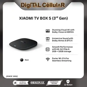 (DCG Xiaomi TV Box S (3rd Gen) Resmi | Stunning Visual 4K with Dolby Vision & HDR10+ | Immersive Sound with Dolby Atmos & DTS:X