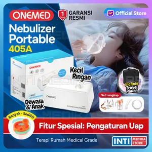 ONEMED - Nebulizer Portable 405A | Alat Terapi Uap Pernafasan One Med