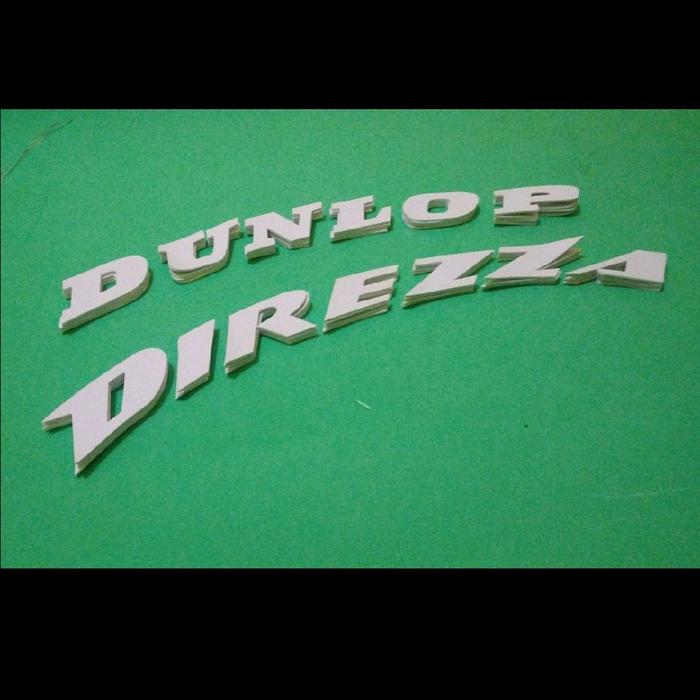 Gambar Tire sticker DUNLOP DIREZZA karet dari Agha Variasi Kota Surabaya Tokopedia
