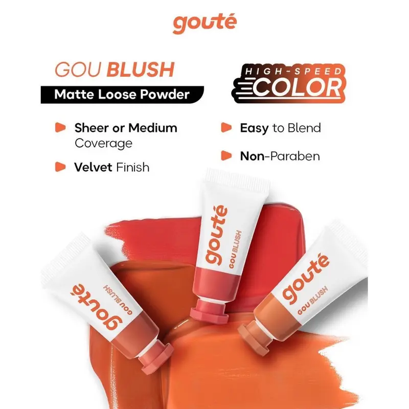 Goute Gou Cream Blush On All in One Blush On Color Corrector Eyeshadow Creamy Box 2