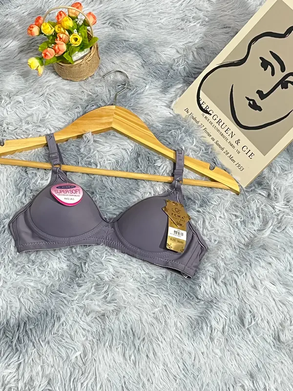 Bra BH Oreo Fema Tanpa kawat Busa Tipis Cup Kecil Wanita 3