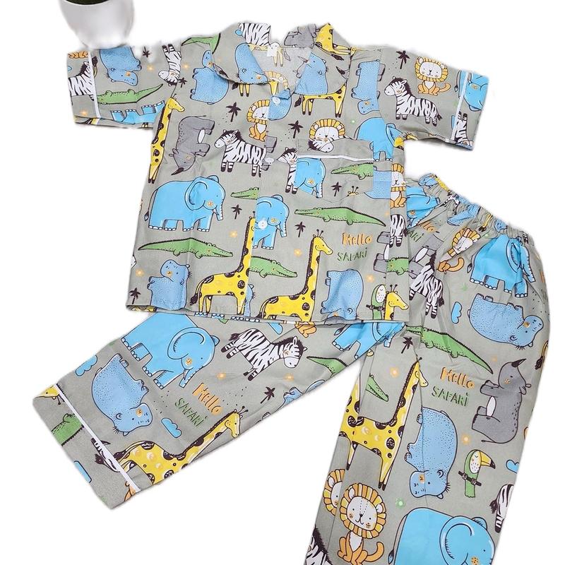 Baju tidur piyama  anak cowok cewek usia 1 sd 13 tahun 1