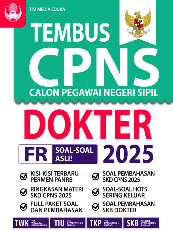 Buku TEMBUS CPNS DOKTER/BIDAN/PERAWAT/APOTEKER 2025 - READY STOCK 1
