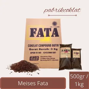 FATA Meises / Coklat Butir / Meses Coklat 500gr / 1kg repack - Baking Food Meses Mesis