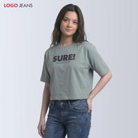 Gambar Logo Jeans Kaos Wanita Talia Green 12775L4DE - S dari Logo Jeans Kota Bandung 2 Tokopedia