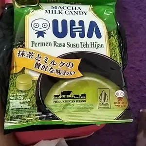 UHA Milk Candy Jepang Rich Milk 51gr, Matcha & Strawberry 42gr – Permen Susu Jepang Halal Ori