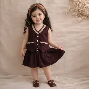 CUCI GUDANG EDISI LEBARAN-RAYA SERIES-READY SIAP KIRIM SETROK ROMPI ANAK PEREMPUAN 1-8TAHUN-KNIT CONDRU PREMIUM dengan Desain Elegan dan Nyaman