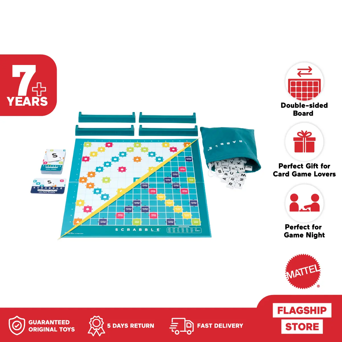 Scrabble Core Refresh Blue - Permainan