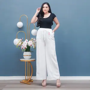 Daily Kulot Wanita Terbaru Fashionable - Kulot Wanita Super Jumbo Bahan Knit Japan Adem Lembut Superflowy