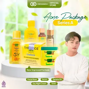 [BPOM] THE FACE Temulawak Acne Facial Hydrating   KIT -  Membantu  Merawat Kulit Berjerawat dan membantu Perawatan Wajah