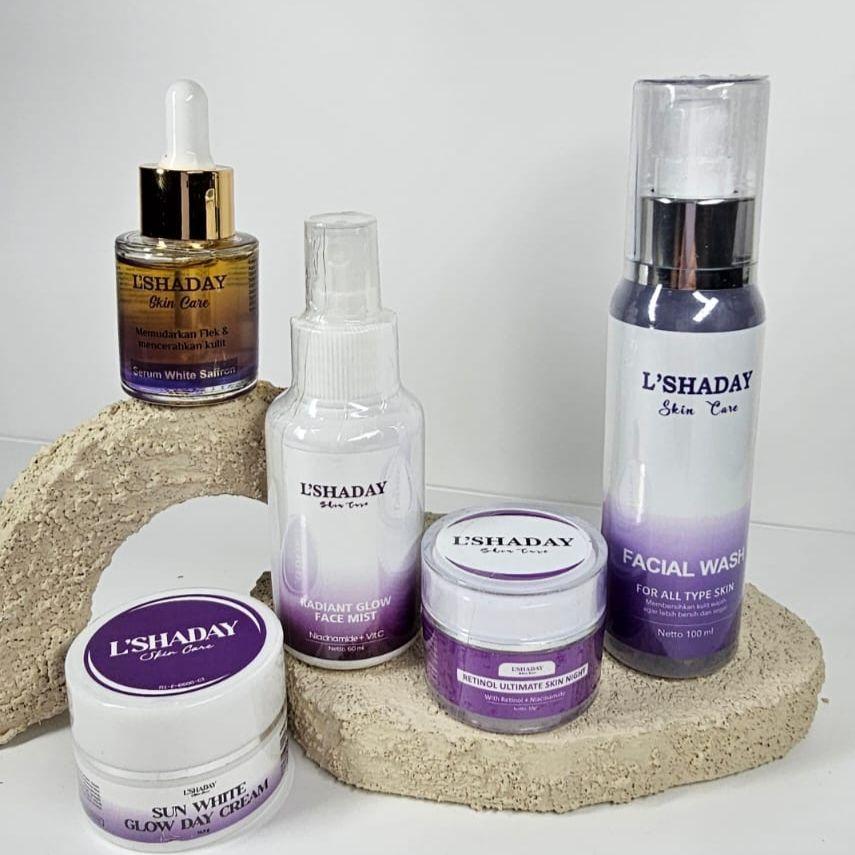 Lshaday Skincare Paket Lengkap With Serum Whitening Glow Series Lshaday Skincare Paket Lengkap With Serum Whitening Glow Series