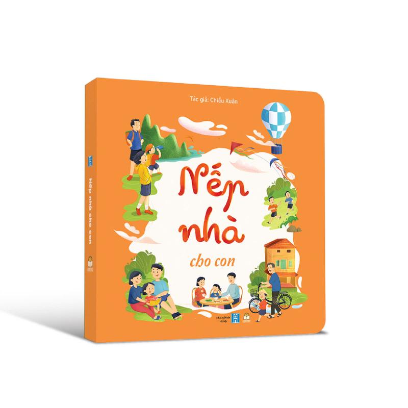 Sách ru - Tập thơ Nếp nhà cho con bồi cứng cho bé 0-6 tuổi - Lionbooks