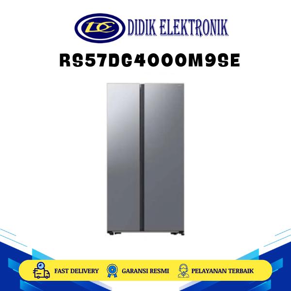 Gambar SAMSUNG Kulkas Side By Side RS57DG4000M9SE 603 Liter With SmartThings AI RS57DG4000M9 RS57 dari Didik Elektronik Store Kota Administrasi Jakarta Barat Tokopedia