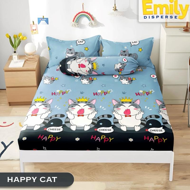 SPREI SAJA MOTIF KARAKTER HOME MADE HALUS TIDAK LUNTUR 3