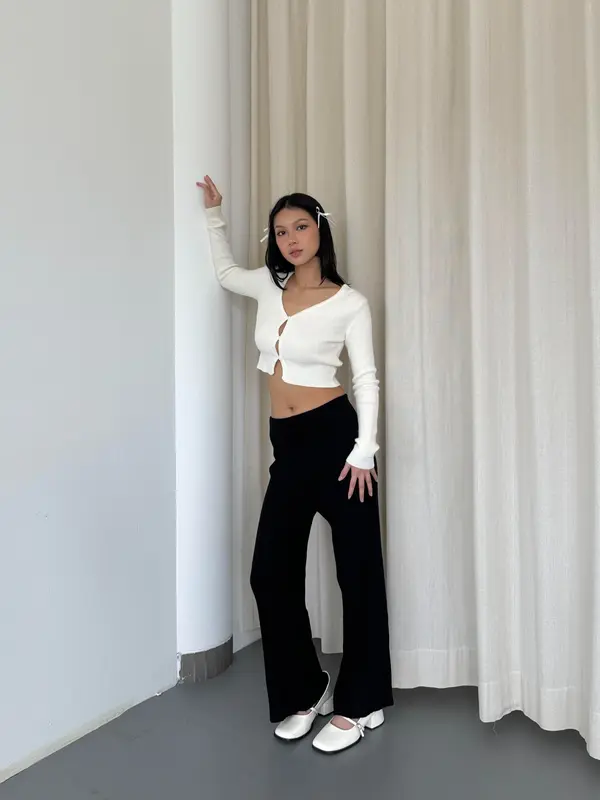 CASSIE KNIT PANTS | LONG PANTS 1