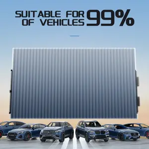 ID-Apexride Sunshiled Mobil Telescopic Tabir Surya Melipat Cover Pelindung  Penutup Kaca Mobil Payung Untuk Jubah Pelindung Mobil Pelindung Panas Sun Shield Tirai Saat Parkir Perlindungan UV Silau Dan Panas