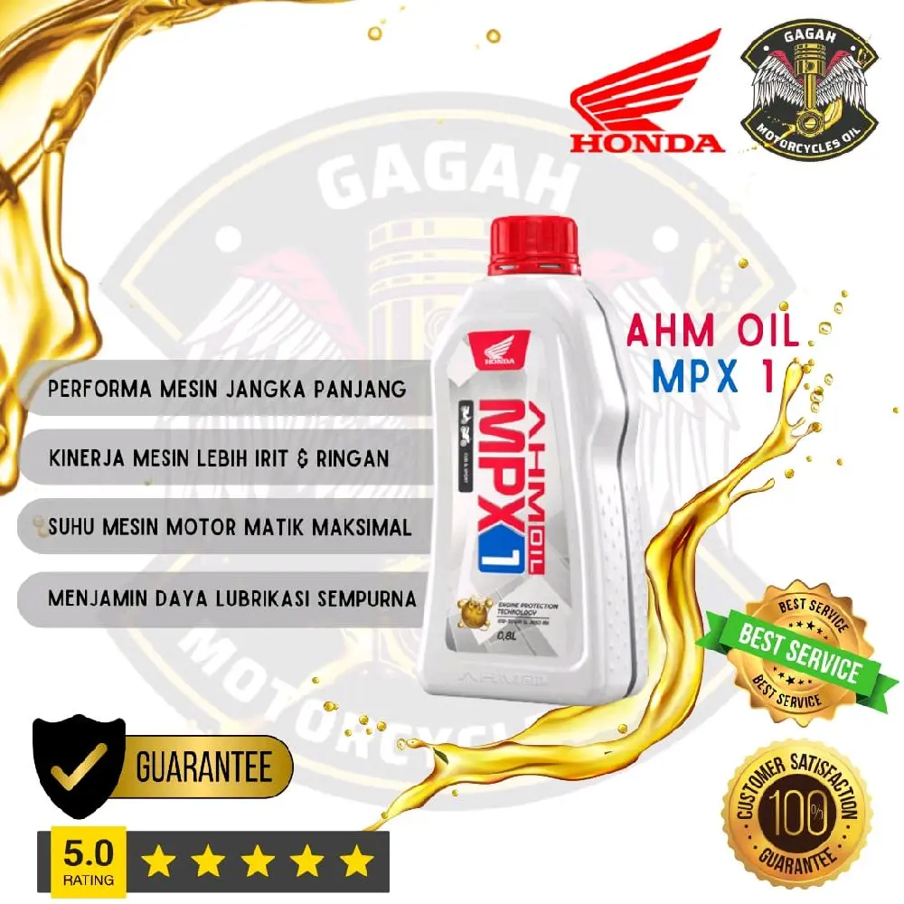 Oli Motor bebek MPX1 0.8L