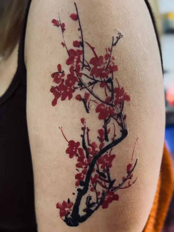 Tato Temporer tattoo basic Warna 3-7 Hari Kupu-Kupu Bunga Ular - Temporary TATTO 1
