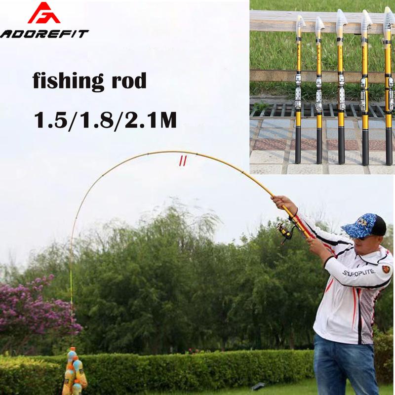Adorefit 1.5/1.8/2.1m Fishing Rod Spinning fly Carp Feeder carbon ...