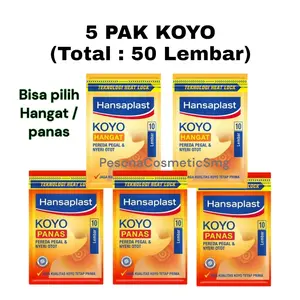 BELI 1 DAPAT 5 HANSAPLAST KOYO PAK ISI 10 LEMBAR PANAS DAN HANGAT / TOTAL ISI 50 KOYO