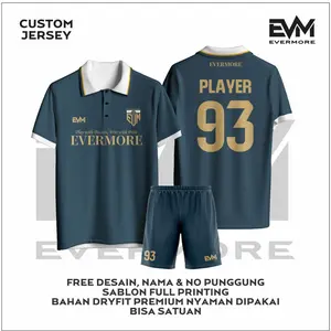 JERSEY EVM WHITE GREEN VERCASE EVERMORE SPORTWEAR