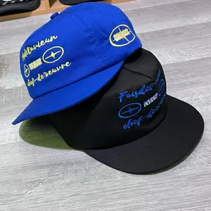 Devrait - Topi Rope Hat - Topi Classic Snapback - Visor Pendek - Topi Snapback Skena Black