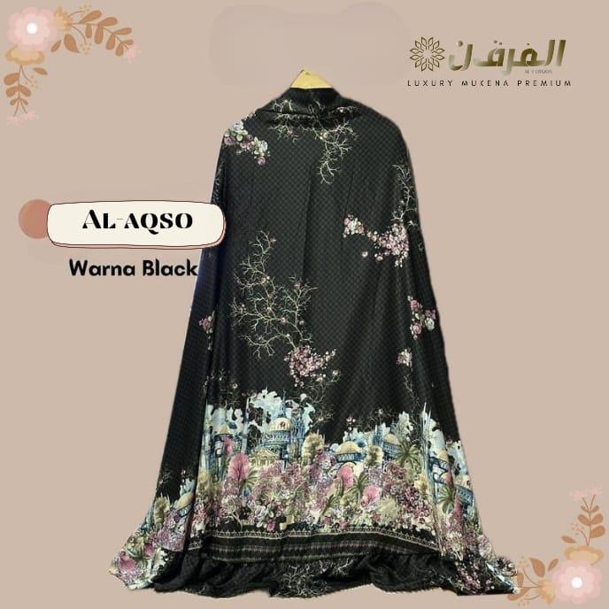 Product Introduction of alaqso alfurqon Mukena Silky Premium Jumbo Mewah Set Sajadah 2 in 1 Resleting Motif 2