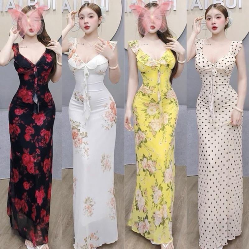  D457 - Đầm Hoa Cánh Tiên Form A Mai Bùi Store 