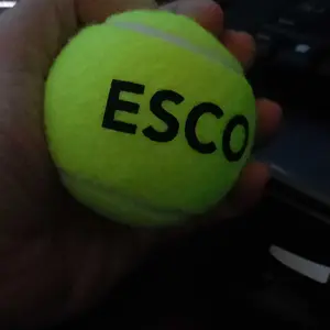 Bola Kasti Kuning Kualitas Premium / Bola Tenis Lapangan Pantulan Bagus / Tennis Ball / 6cm / Cod / Biru Baru