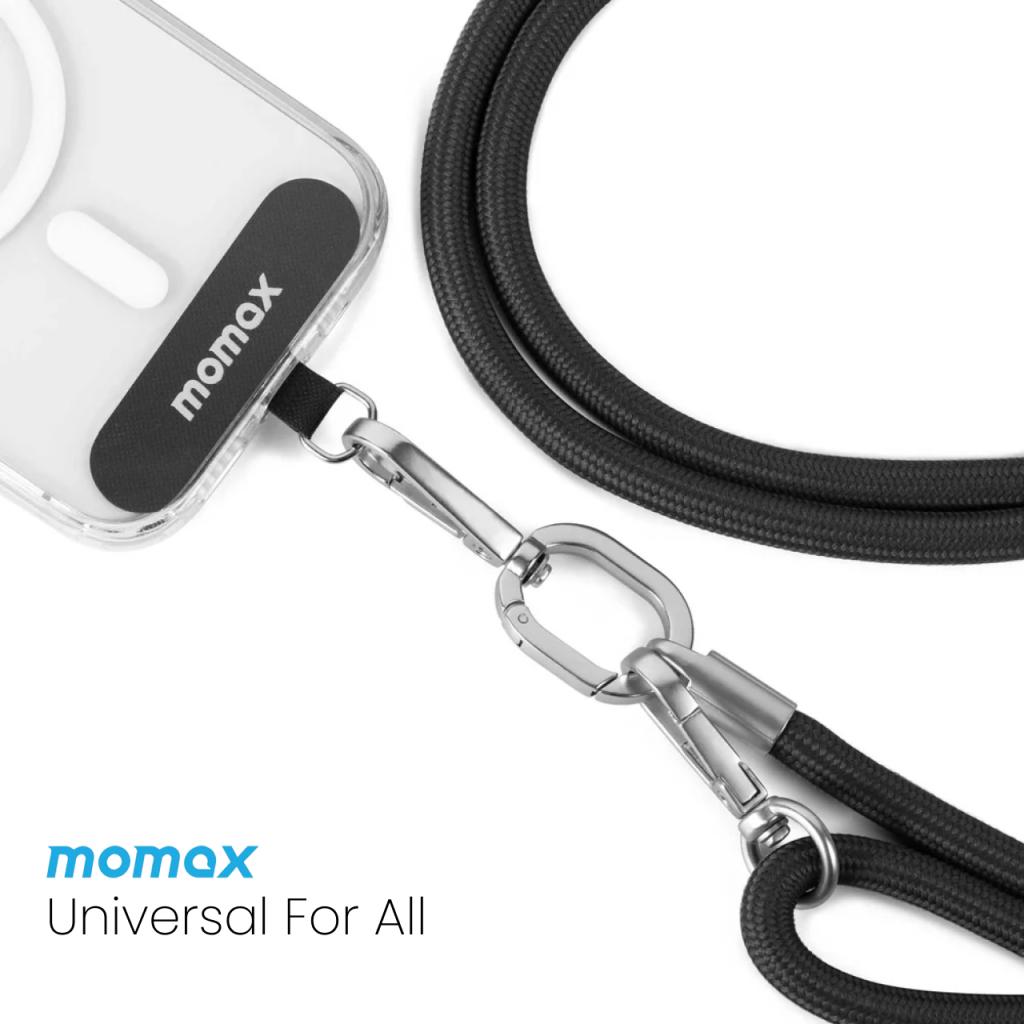 Momax Lanyard Body Strap - Black SR39D-1