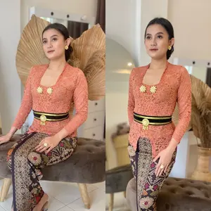 Kebaya Premium Sofia Terbaru Bahan Strait Melar // Atasan Tradisional Wanita Kutubaru Lengan Panjang Dress Wanita Mewah Kerja Cantik Pesta Nyaman Wisuda Kondangan