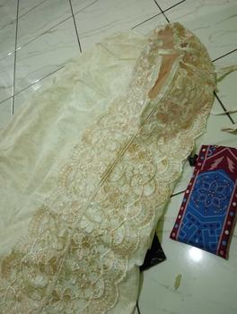 Product Review of Mukena Sabrina Dewasa Katun Mix Foil New Exslusif Renda Tileu Import Mewah from b**a p**n k**t 0
