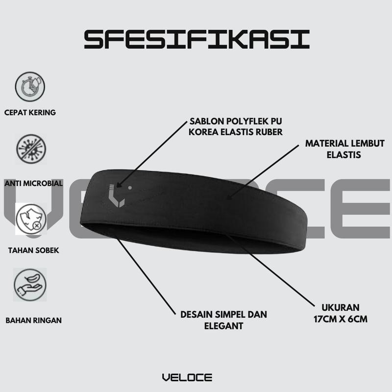 Product Introduction of Headband Sport Olahraga Wanita Veloce/Ikat kepala sport olahraga veloce 0