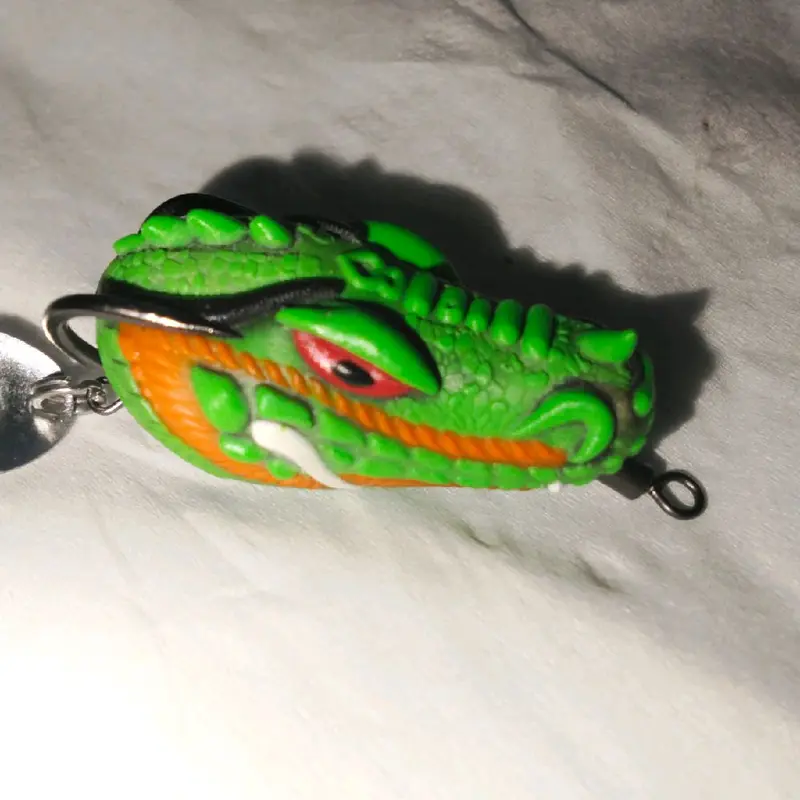Soft Frog 3D KEPALA NAGA Si GANGKER 3,7 cm Lure 6