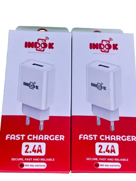 Adaptor Batok indo.k Super S1 GAN USB-A Adapter Super VOOC Quick Charger 2.4A FAST CHARGER