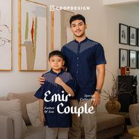 Gambar Coop Design - Emir Koko Couple Ayah Anak Dewasa Bordir Kurta Kerah Changi Collarless Katun Polos Lengan Pendek Pria - Sage, 4 - Anak dari Coop Design Kota Bandung 1 Tokopedia