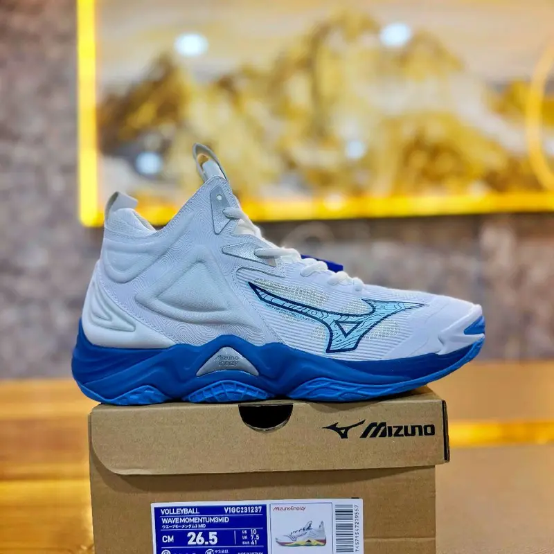Sepatu Voli Mizuno Wave Momentum 3 Woman Bonus Tas Kaos Kaki 7