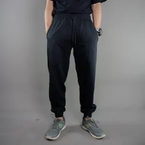 Sudjoe Celana Loose Jogger Pants Training Oversized Longgar Pria Bahan Fleece Sport Olahraga