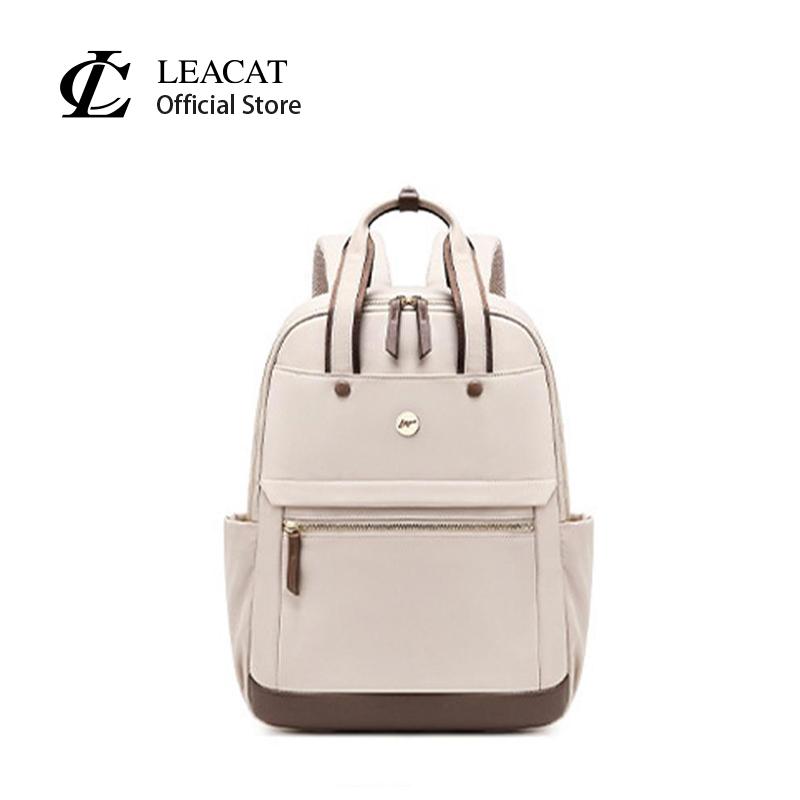 Ba Lô, Leacat, Dành Cho Nam Và Nữ, Thiết Kế Đơn Giản, Thích Hợp Đi Lại Và Du Lịch, Cặp Sách Máy Tính, Làm Bằng Vải Bố, Sức Chứa Lớn, Lý Tưởng Cho Các Hoạt Động Đi Lại