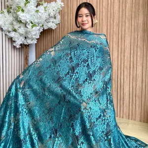 Kain brokat kebaya glossy series / kain bridesmaid / kain setelan keluarga brokat / kain kebaya terbaru