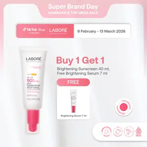 LABORE Dermalab Revolutionaire Anti-Pigmentation Brightening Physical Sunscreen-Brightening Sunscreen Ringan Aman Kulit Sensitif Mencerahkan Melindungi Sinar UVA UVB Mudah Meresap Tidak Whitecast Skincare Face Best Seller Skincare Viral Pyschal SS Labore
